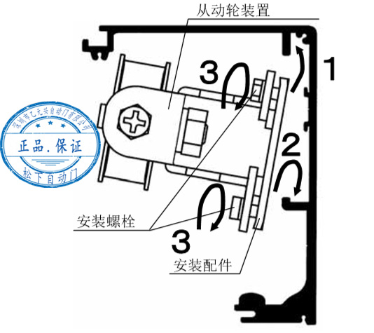 鬆下秋葵APP下载從動輪安裝